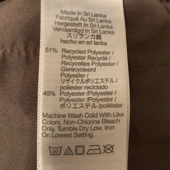 Madewell woman’s plus Sz 2X olive color cropped wide leg pants with pockets - Picture 10 of 11